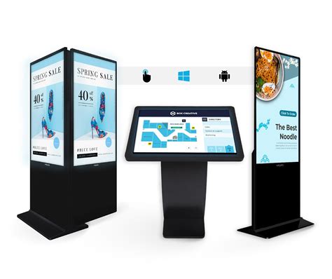 Interactive Digital Kiosk Models .